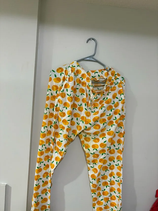 Peach Print Pants thumbnail