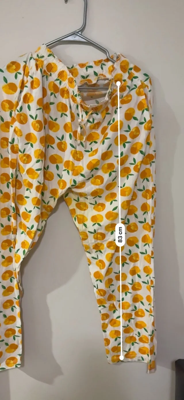 Peach Print Pants image indicator(3)