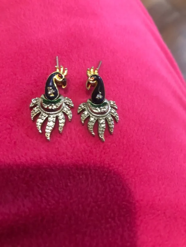 Peacock Earrings thumbnail
