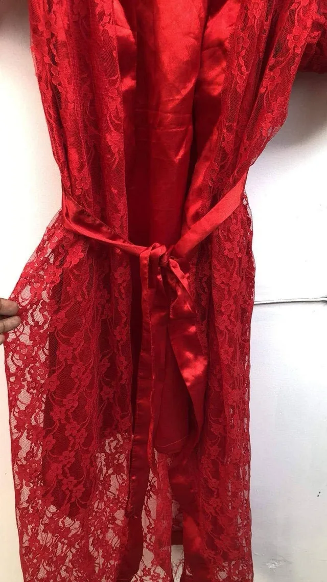 Red Lace Lingerie Set image indicator(2)