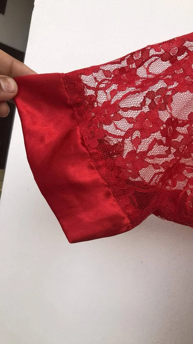 Red Lace Lingerie Set image indicator(5)