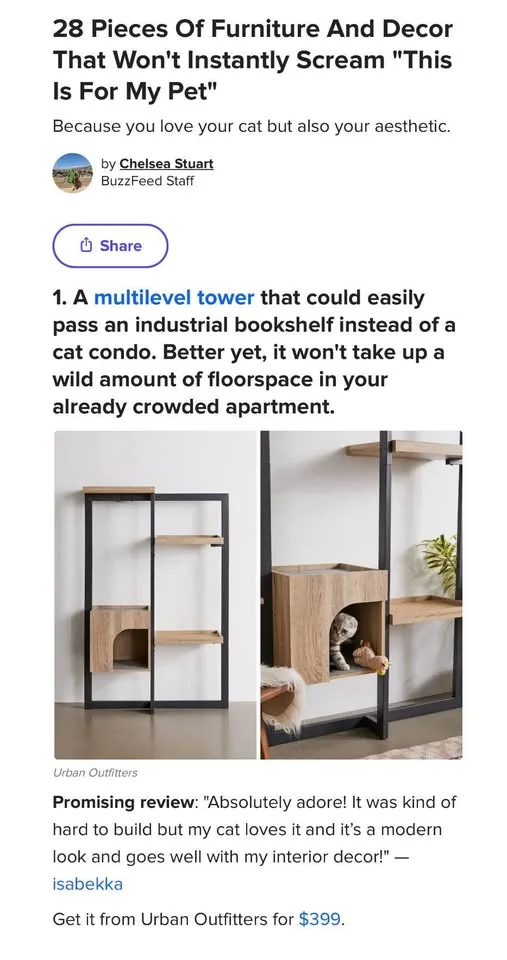 Discontinued Urban Outfitters Cat Tower 🐱🌳 image indicator(3)