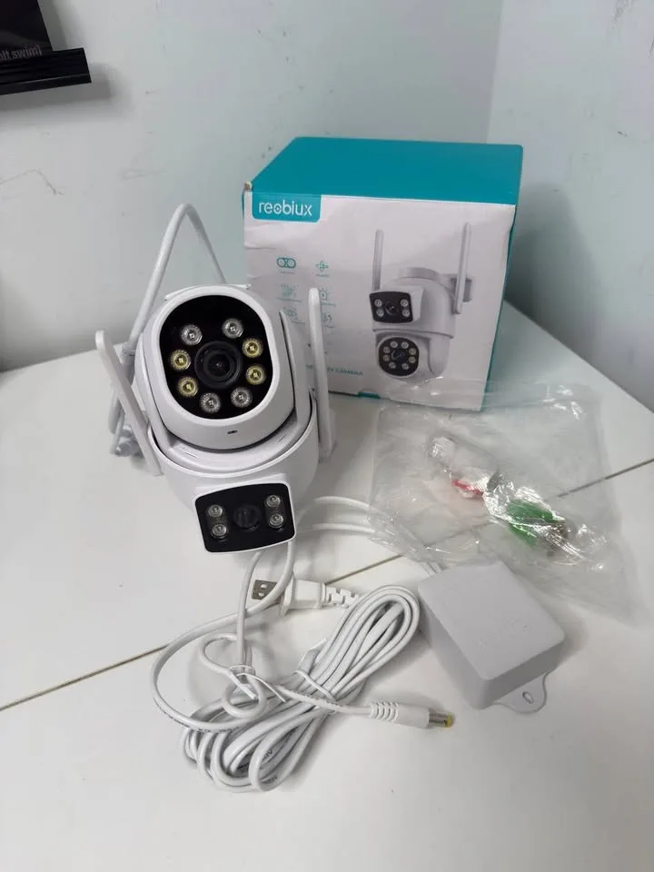 Reobiux Dual Lens Security Camera Outdoor, 6MP WiFi CCTV Camera image indicator(3)