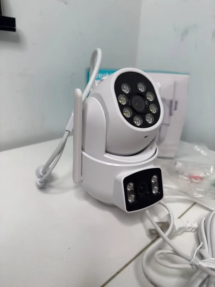 Reobiux Dual Lens Security Camera Outdoor, 6MP WiFi CCTV Camera image indicator(4)