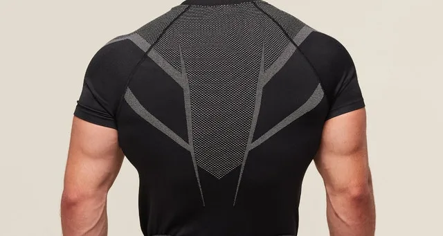 Onyx 5.0 Gymshark Seamless T-Shirt Black/Light Grey (Large) NEW image indicator(3)