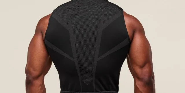 Onyx 5.0 Gymshark Seamless Tank Black/Onyx Grey (Large) NEW image indicator(4)