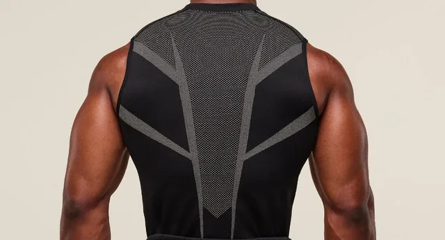 Onyx 5.0 Gymshark Seamless Tank Black/Light Grey (Large) NEW image indicator(3)
