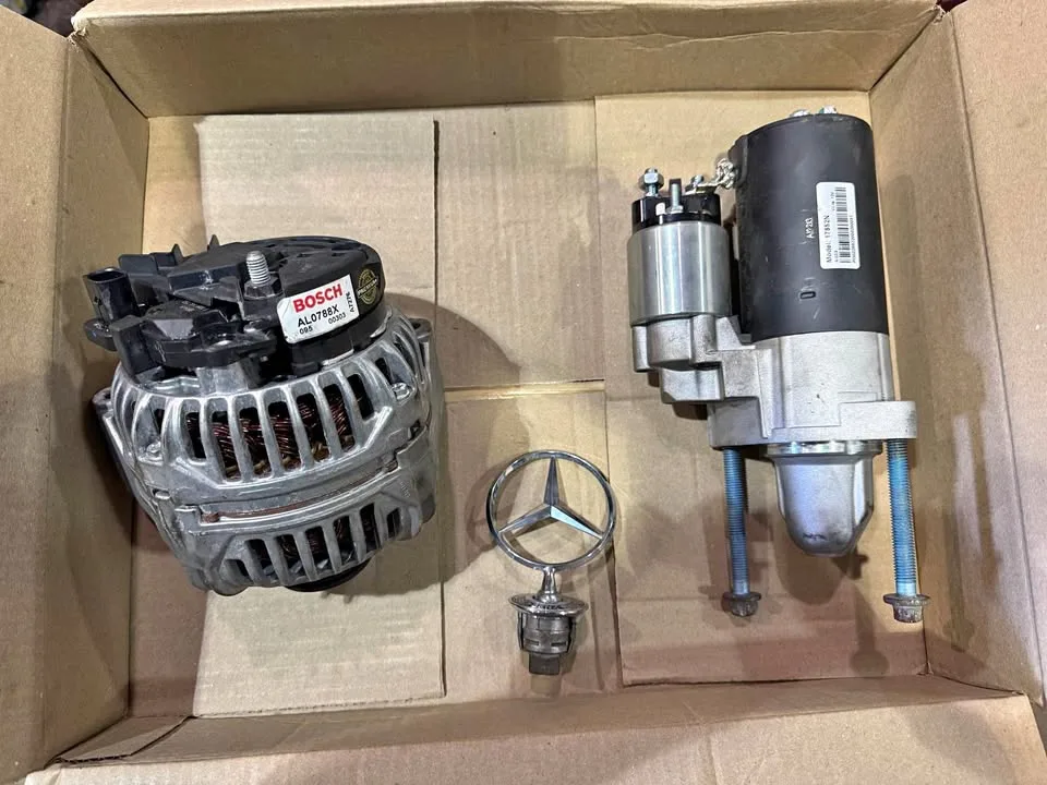 Starter + Alternator from 2004 Mercedes E320 thumbnail