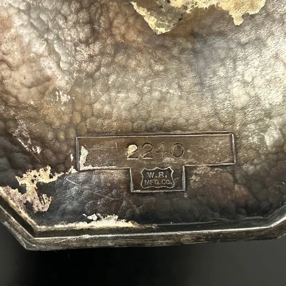 Vintage Pewter 3-Arm Candelabra image indicator(9)