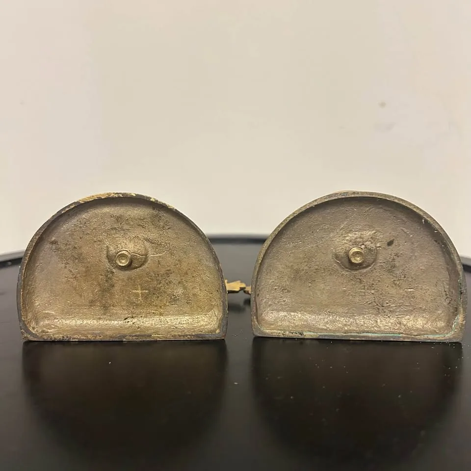 Vintage Brass Snowflake Candle Holder Set image indicator(5)