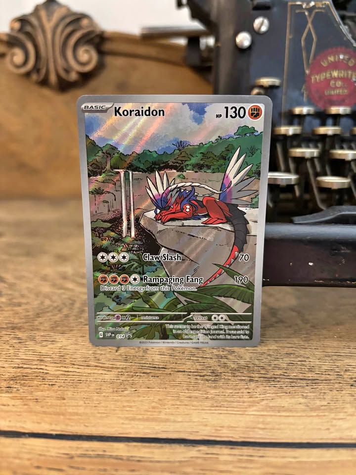 Koraidon SVP 014 Scarlet & Violet Full Art Black Star Promo Holo
