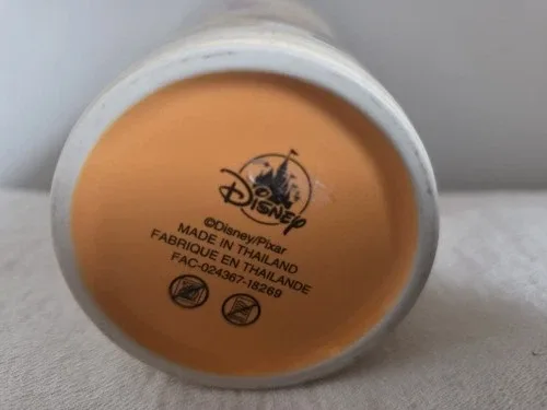 Disney Parks Ceramic Travel Coffee With Lid Like New image indicator(5)