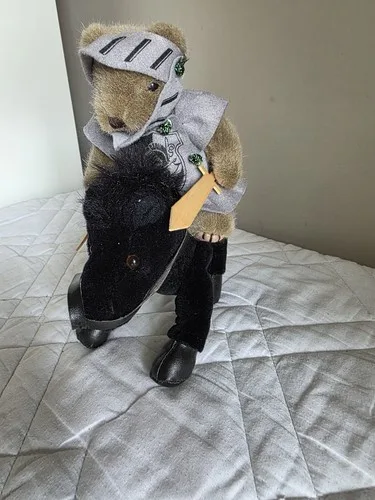 Castle Legend Knight Castle Plush Bear 1994 Takara thumbnail