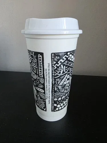 Starbucks White Cup Contest 2014 Artist Brita Zenspire Design image indicator(2)
