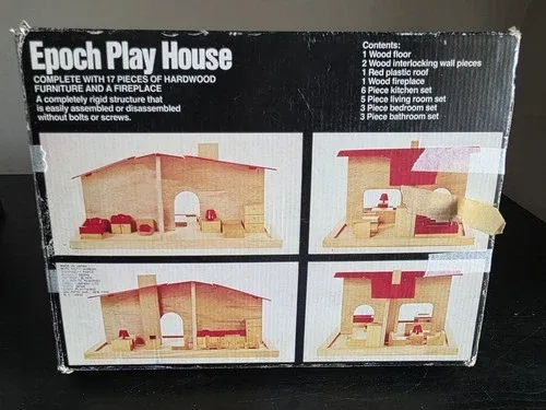 Epoch Play Castle & House Vintage 70s Japan Toy Complete READ image indicator(8)