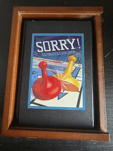 SORRY Vintage Game Collection Wooden Box CIB image indicator(2)