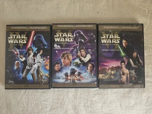 Star Wars Trilogy DVD 2006 Limited Edition Widescreen thumbnail