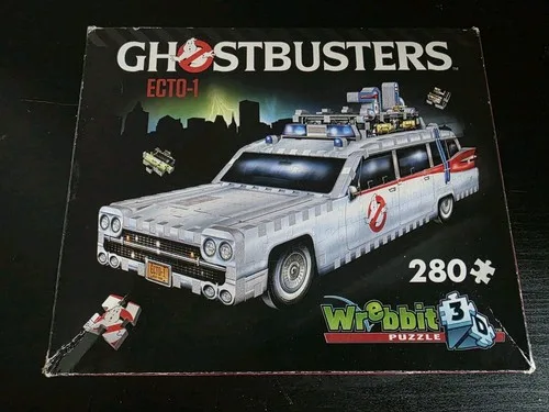Wrebbit 3d Puzzle Ghostbusters Ecto-1 New thumbnail