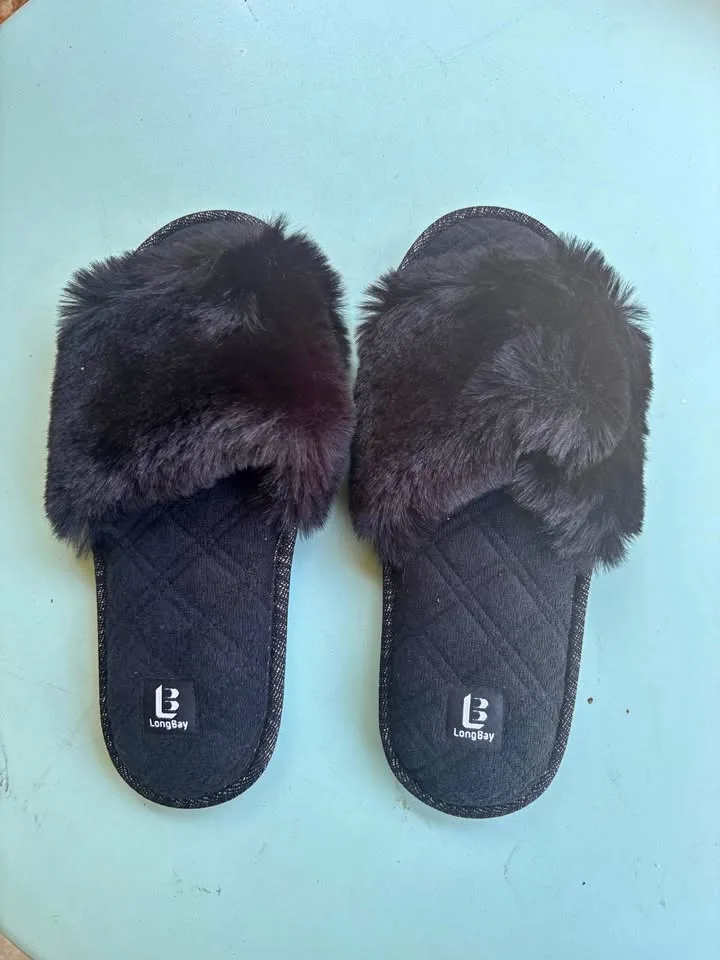fluffy slippers