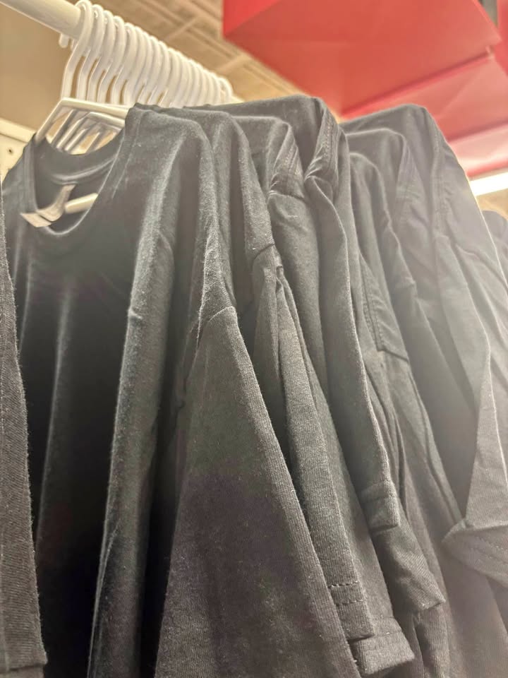 black t-shirts (all sizes)