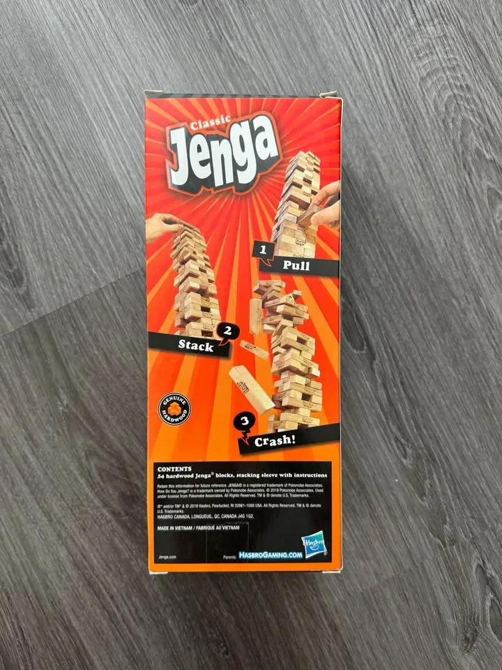 Classic Jenga wood block image indicator(2)