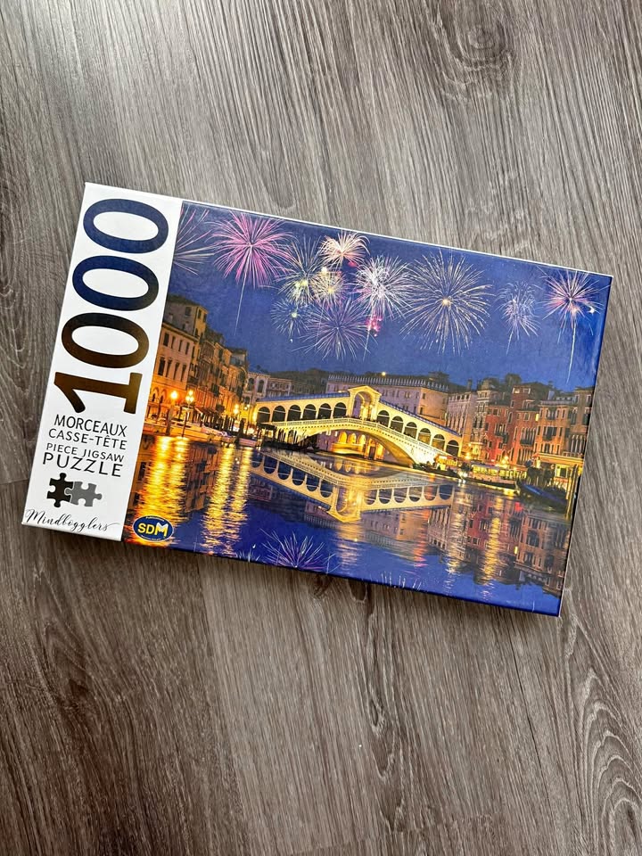 Rialto Bridge Venice Italy 1000 Piece Puzzle🧩