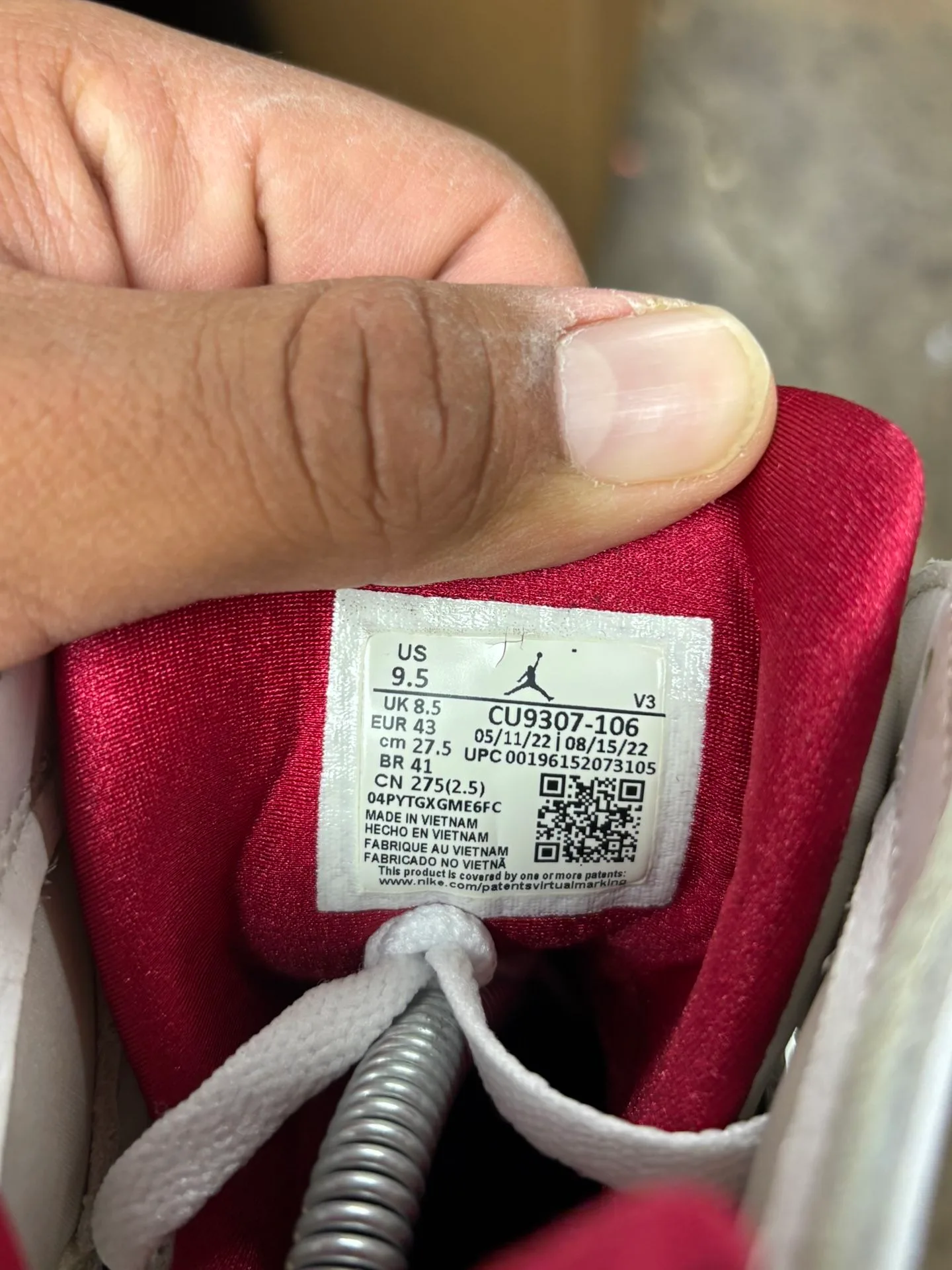 Air Jordan 7 Cardinal 2022 image indicator(6)