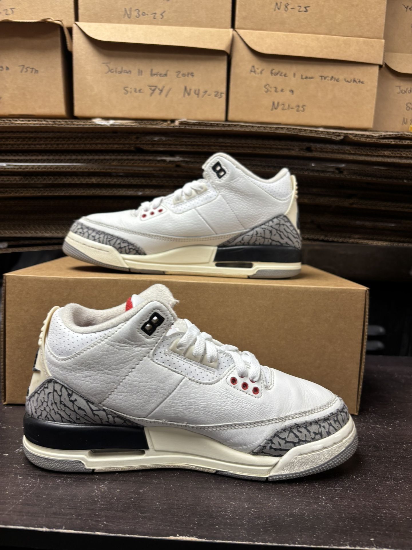 Air Jordan 3 White Cement Reimagined - photo 5