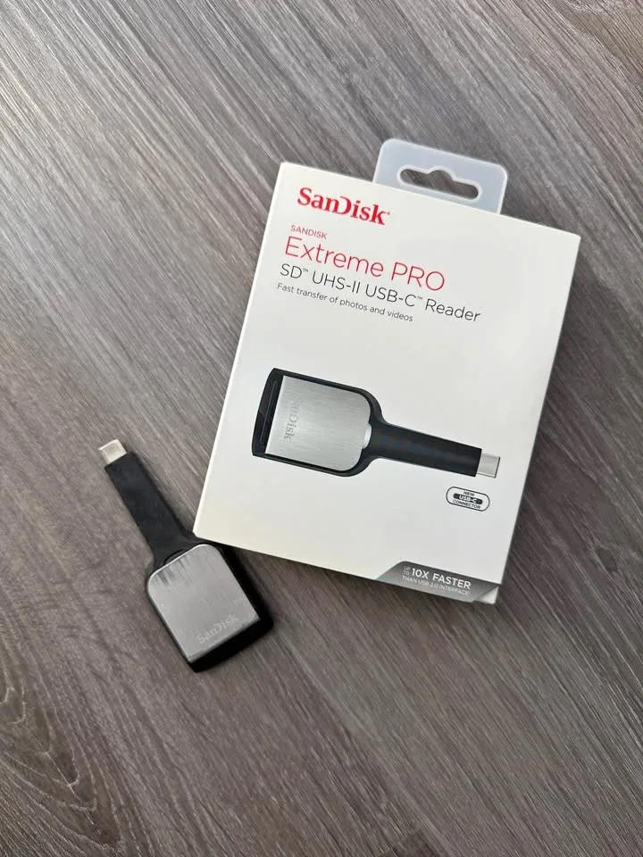 Sandisk Extreme Pro USB C to SD card reader thumbnail