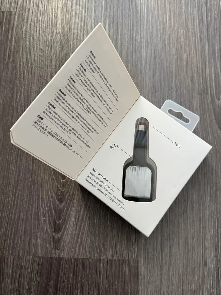 Sandisk Extreme Pro USB C to SD card reader image indicator(3)