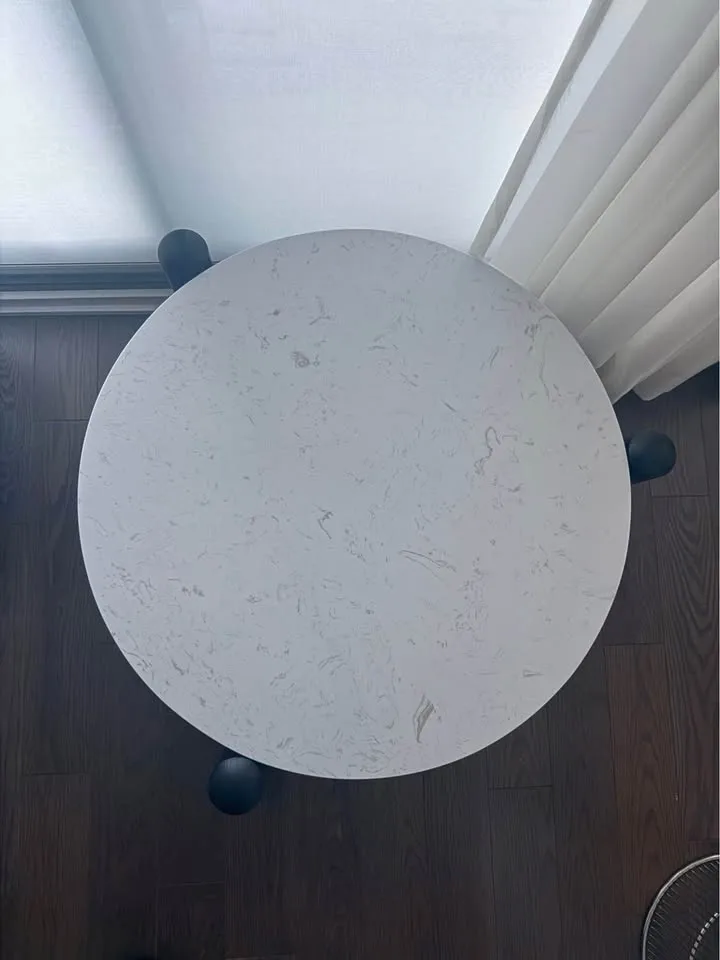 Table À Plateau, Cassina design, Italy, white marble (29"), coff image indicator(4)