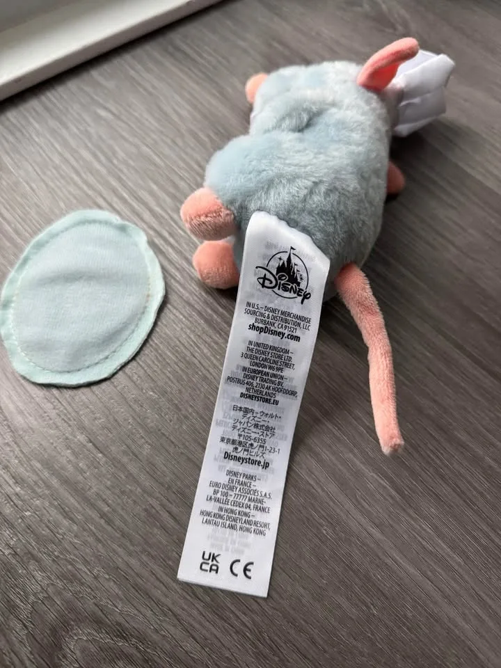 Ratatouille shoulder plush magnet (Authentic Disney store) image indicator(4)