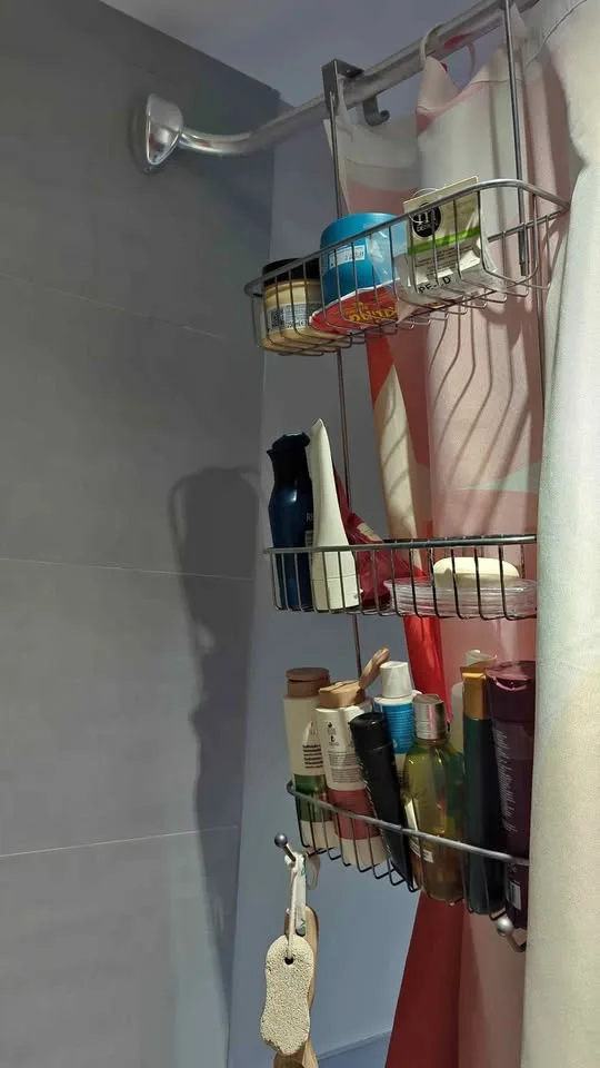 Extra Large Metal Over Shower Door Caddy