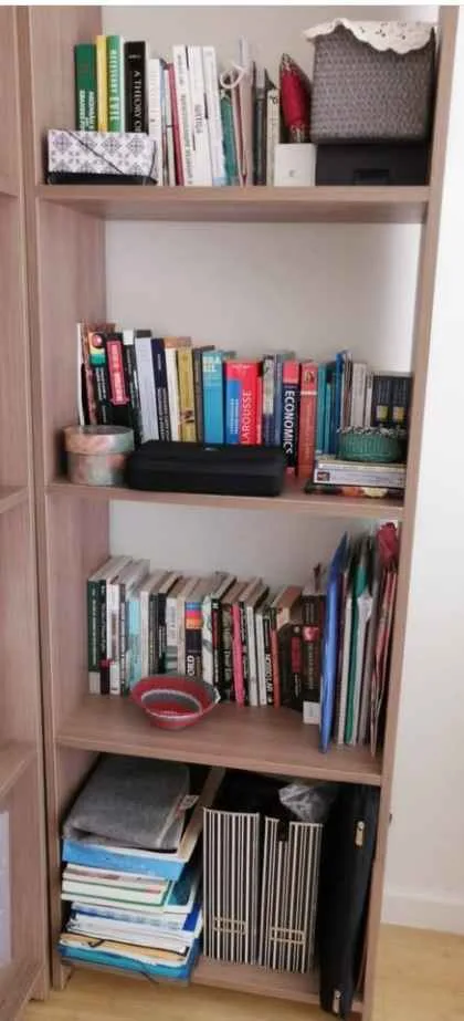 Two bookshelves in walnut veneer image indicator(2)
