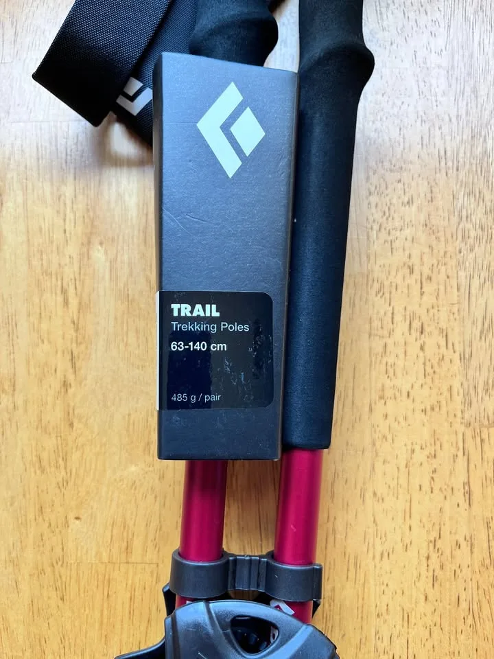 Black Diamond Trail Trekking Poles, Red image indicator(4)