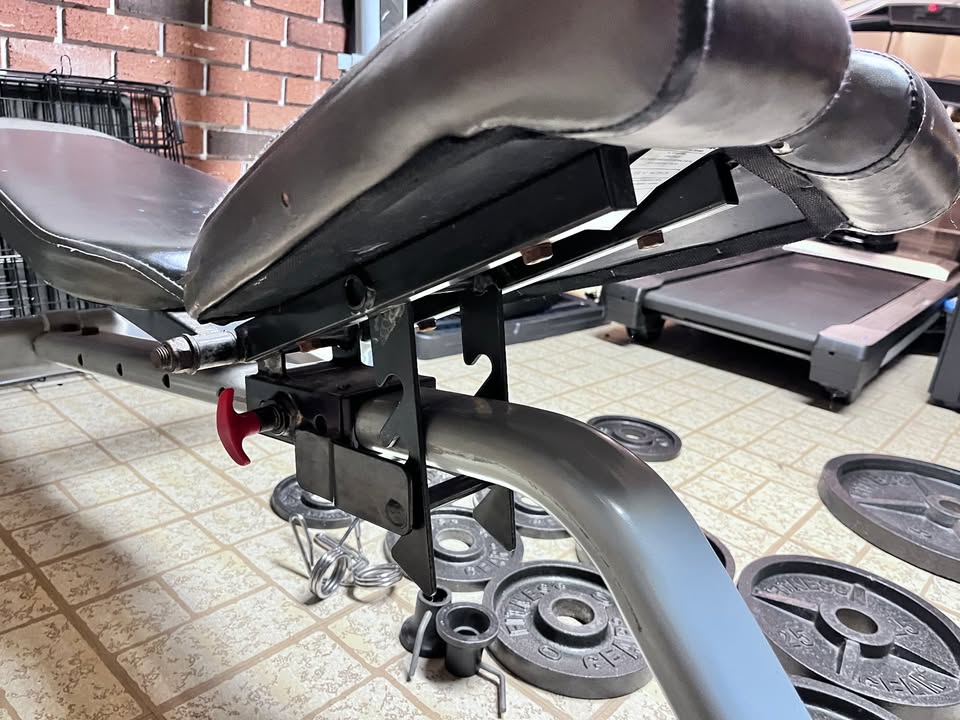 Fitness Gear Weight Bench, Barbell, Plates - photo 2