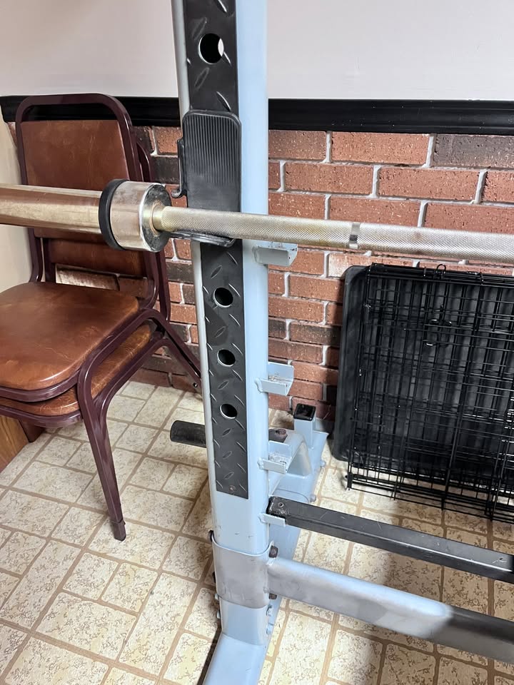 Fitness Gear Weight Bench, Barbell, Plates - photo 3