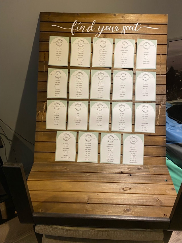 wedding decor #1 - signage - photo 3