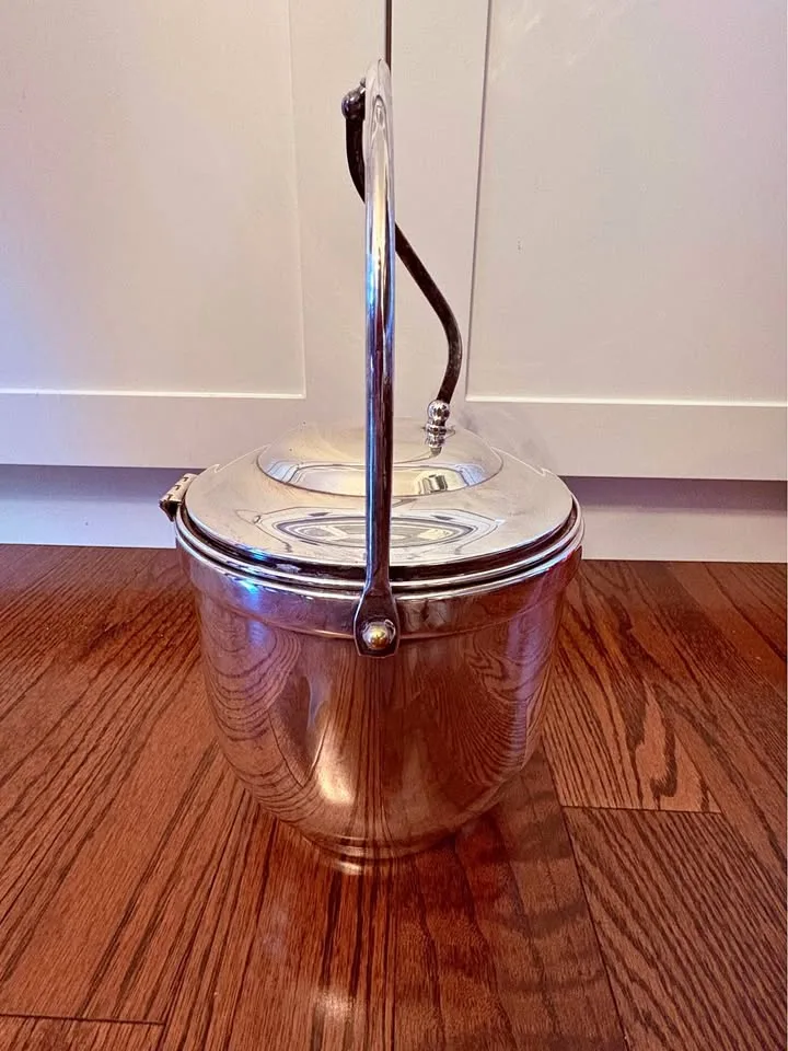 🍾 Silver Ice Bucket – Chic & Perfect for the Holidays! ❄️✨ thumbnail