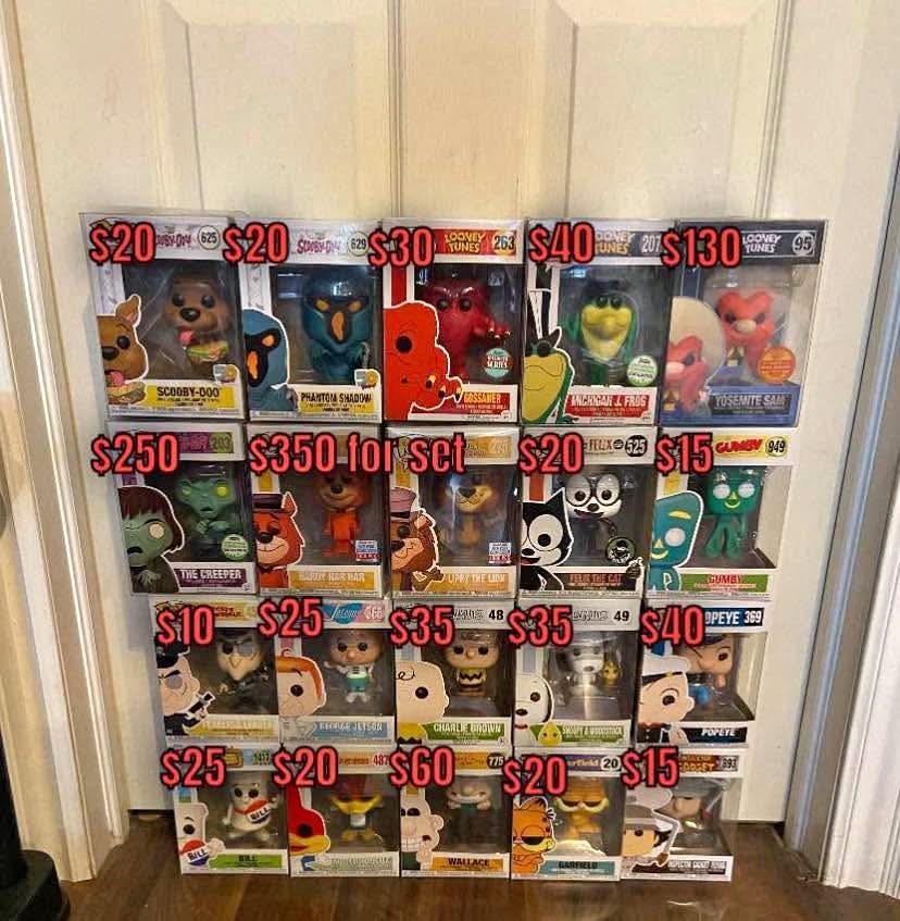 Retro Cartoon/Animation Funko Pops