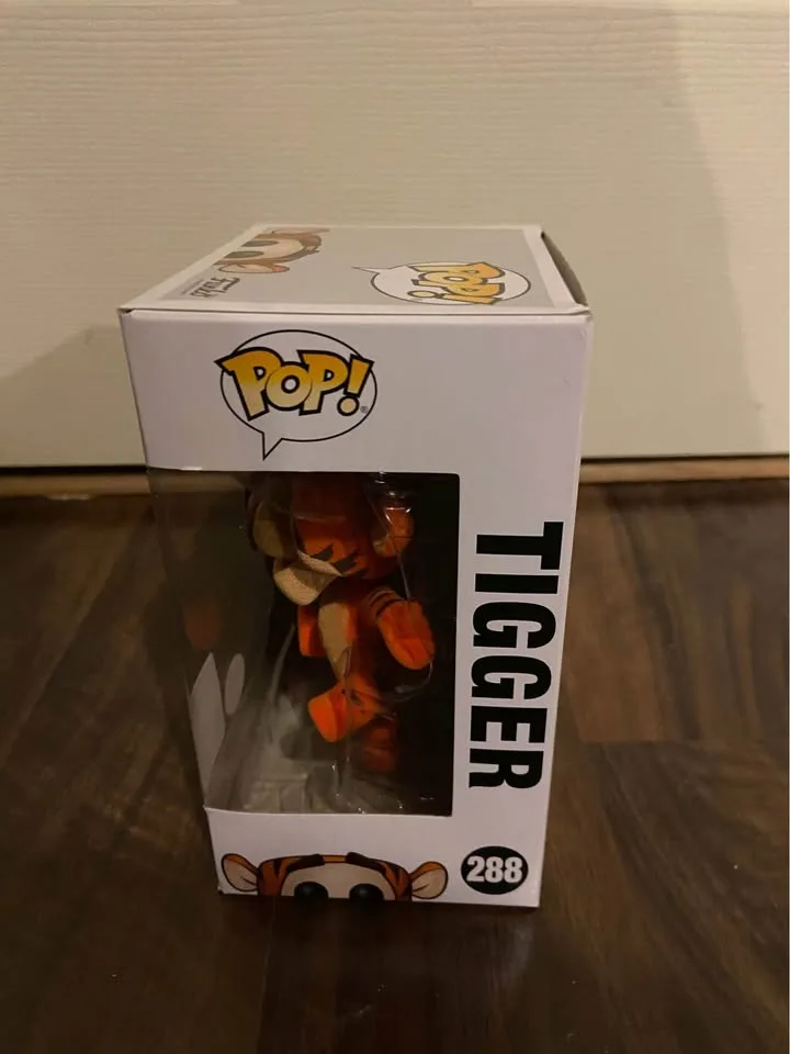 Winnie the Pooh Tigger Flocked Funko Pop image indicator(2)