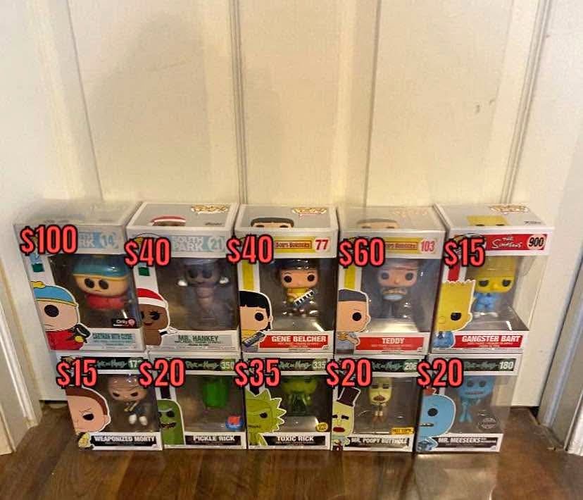 Cartoon/Animation Funko Pops