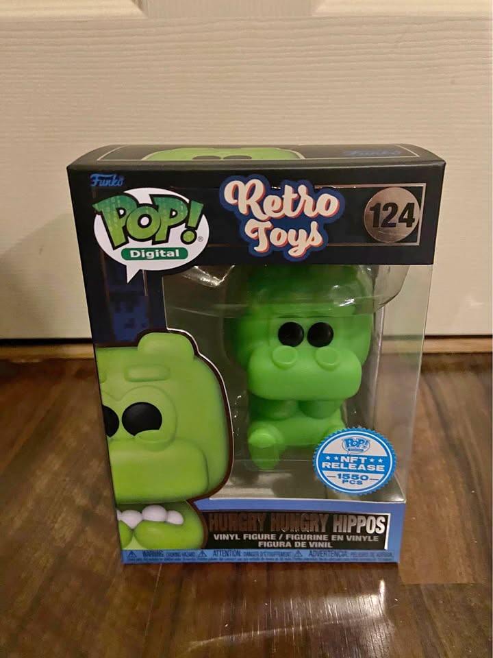 Retro Toys Hungry Hungry Hippos NFT Funko Pop