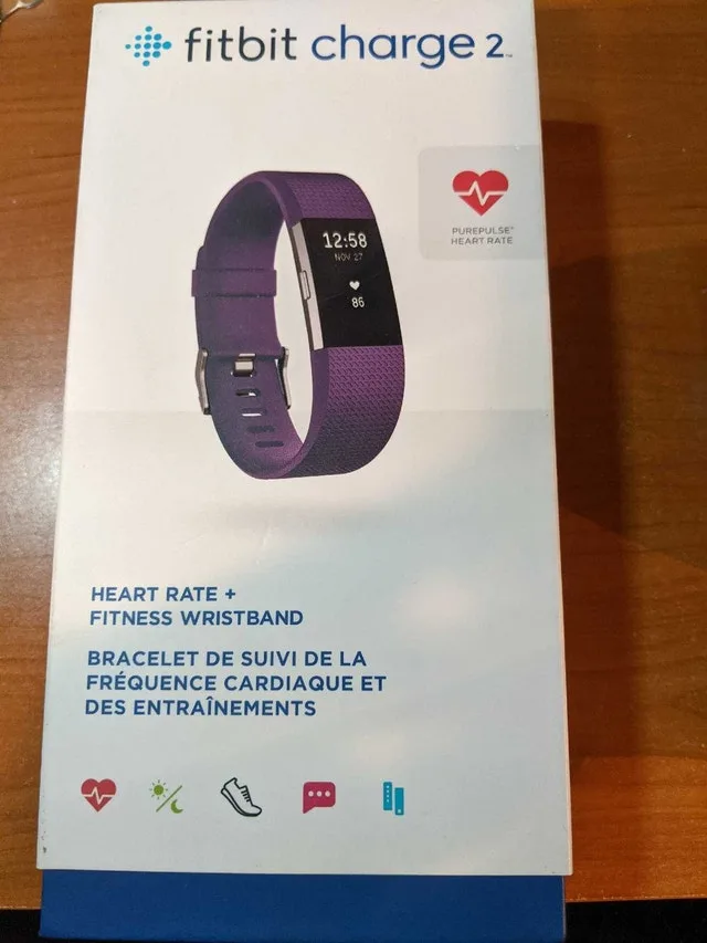 Fitbit Charge 2 Heart Rate Watch FB407 w/ Charger TEST image indicator(3)