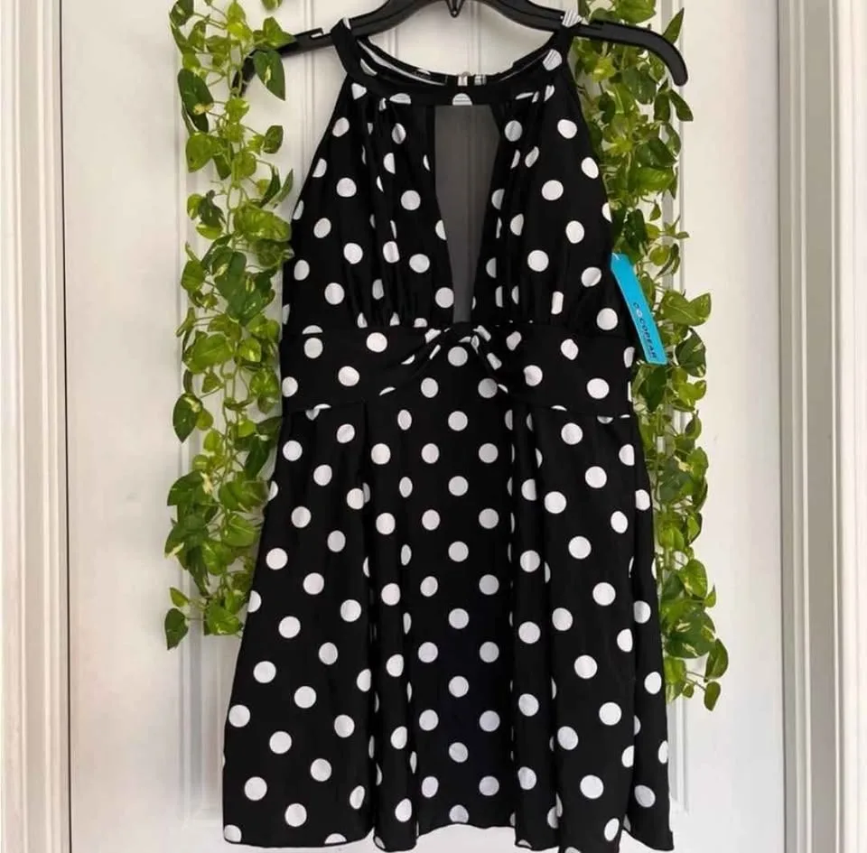 Polka Dot One Piece Swimsuit image indicator(2)