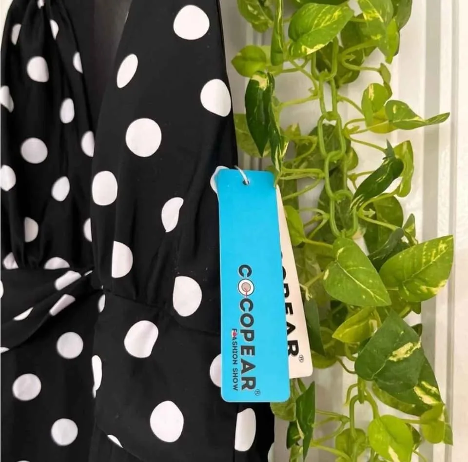 Polka Dot One Piece Swimsuit image indicator(3)