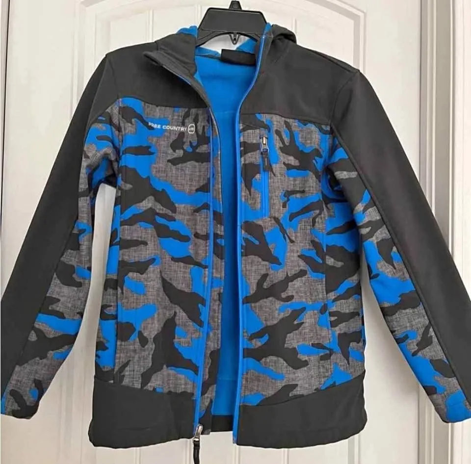 Boys Camo Raincoat