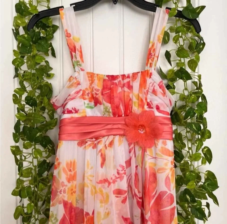 Girls Floral Spring Dress image indicator(2)