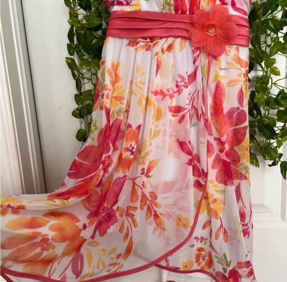 Girls Floral Spring Dress image indicator(3)