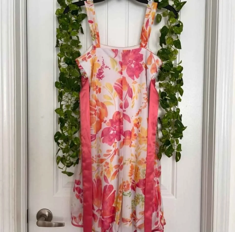 Girls Floral Spring Dress image indicator(4)